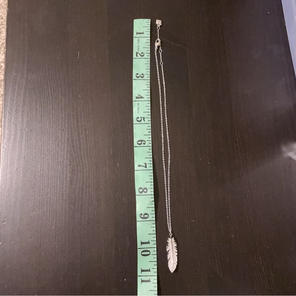 Swarovski Feather Crystal Necklace - Picture 4 of 4